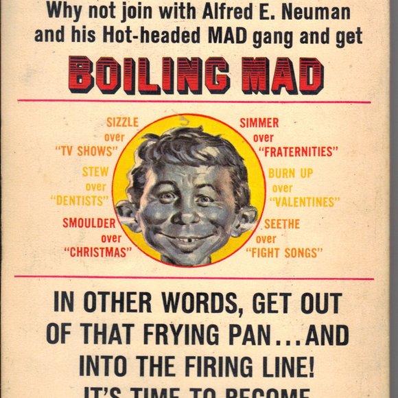 Mad Paperback Book - Boiling Mad - Picture 2 of 2